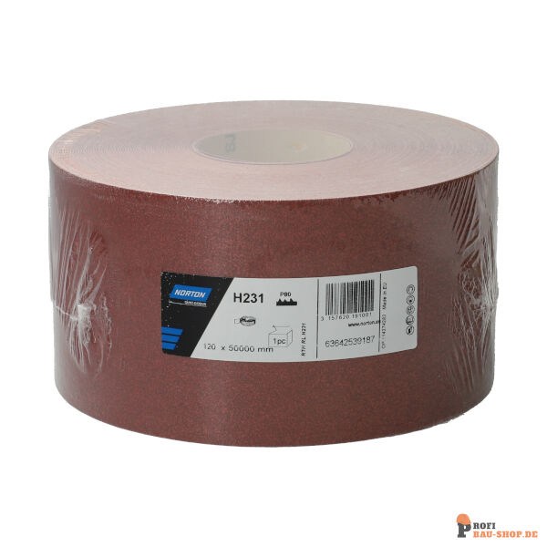 nortonschleifmittel/NORTON_schleifmittel_63642539187 Regular Rolls Norton H231 120.00x50m GRIT 80_138222